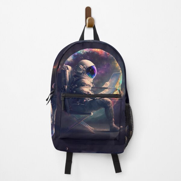 Item preview, Astronaut in a Stunning Galaxy of Space and Technology designed and sold by Amr Siam.