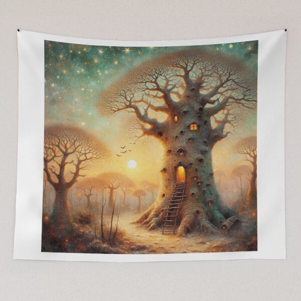 Item preview, Baobao Tree House designed and sold by Beyondnote-Art.