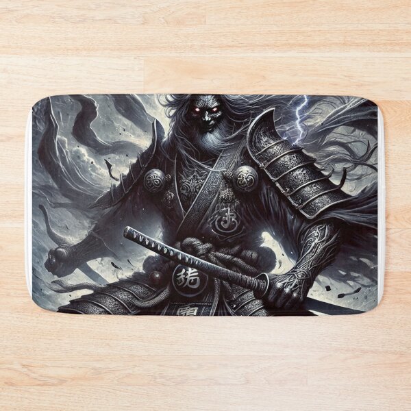 Item preview, Japanese Malevolent Spirit Warlord Art designed and sold by Pop Art T Designs.