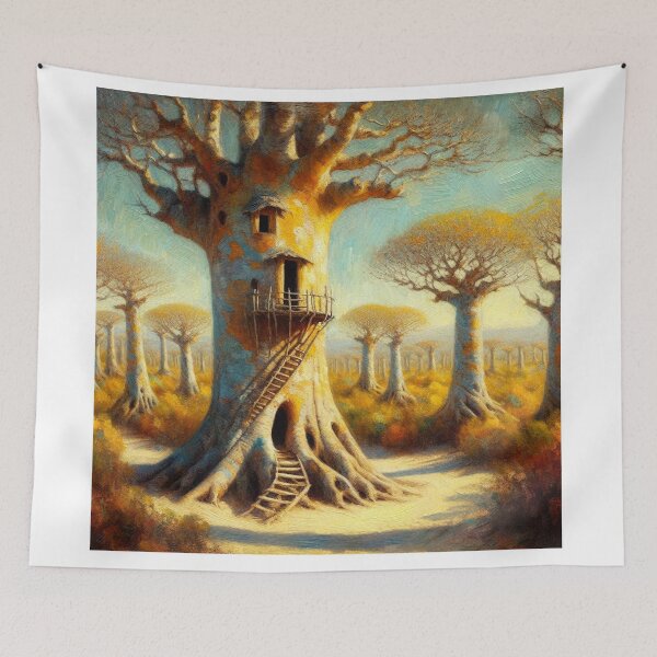 Item preview, Baobao Tree House designed and sold by Beyondnote-Art.