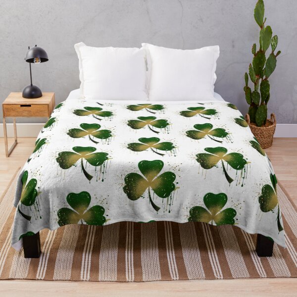 Item preview, Irish Saint Patrick's Day Painted Shamrock designed and sold by Traloch O'Laoi.