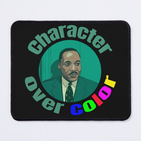 Item preview, MLK jr Character over color designed and sold by JennyFinns.