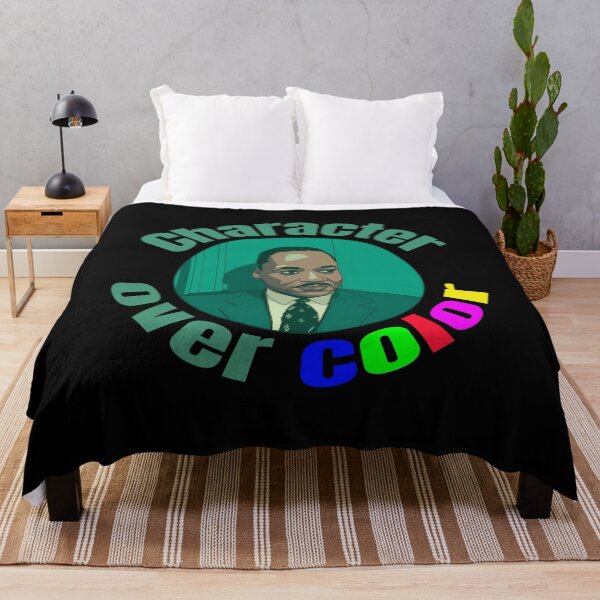Item preview, MLK jr Character over color designed and sold by JennyFinns.