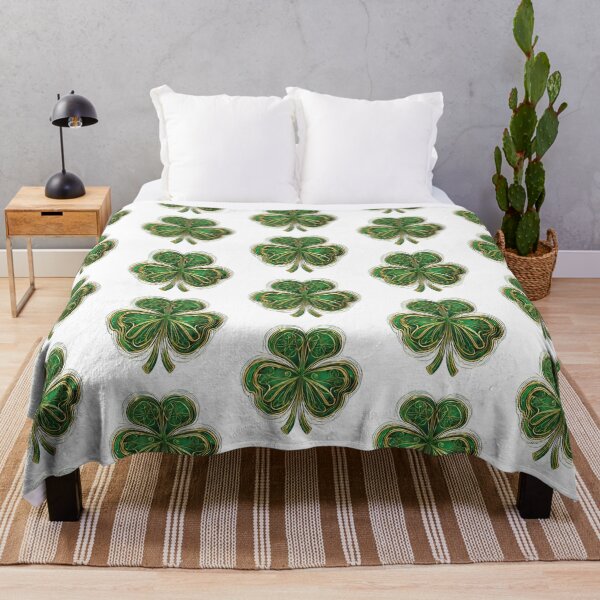 Item preview, Irish Saint Patrick's Day Colorful Lineart Shamrock designed and sold by Traloch O'Laoi.