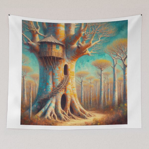 Item preview, Baobao Tree House designed and sold by Beyondnote-Art.