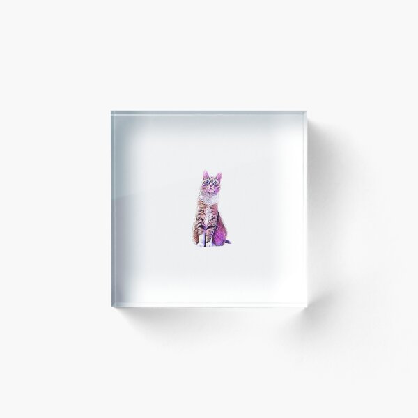 Aperçu de l'œuvre Chat rose curieux créée et vendue par RDSmit.