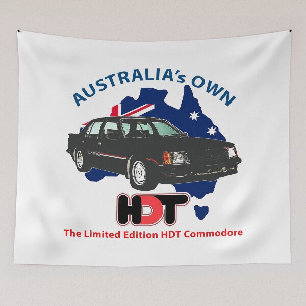 Item preview, 1980 Black Holden VC HDT Commodore - Australia's Own Classic Muscle Car on white Background designed and sold by Michael van der Hoorn.