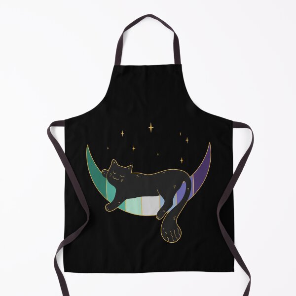 Item preview, Gay Man Cat Moon Space LGBT Pride Flag designed and sold by Clara Hollins.