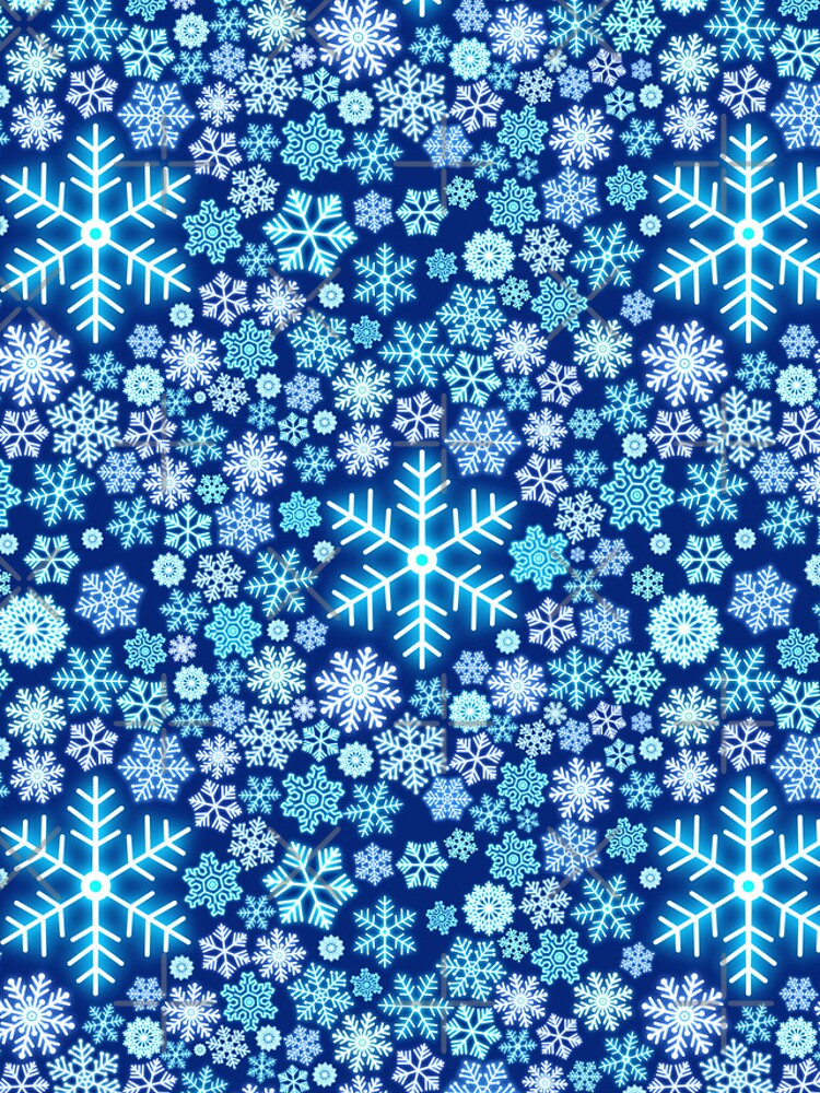 Thumbnail 4 of 4, iPhone Case, Snowflakes Pattern designed and sold by JMDesignHouse.