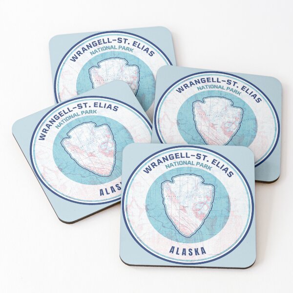 Item preview, Souvenir Map - Wrangell-St. Elias National Park designed and sold by Willz Designz.