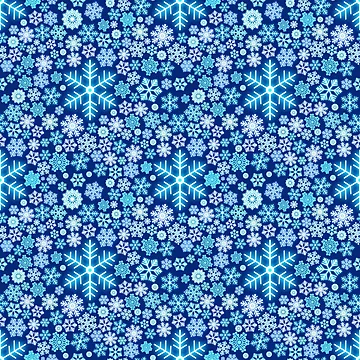 Artwork thumbnail, Snowflakes Pattern by JMDesignHouse