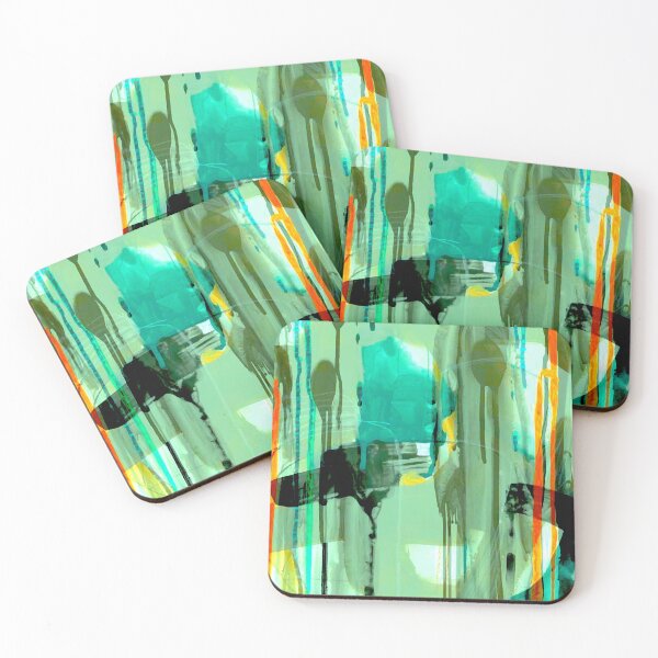 Item preview, Green Drips designed and sold by ViaARTfactory.