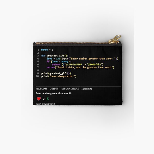 Item preview, Funny Python Code, Dark Mode designed and sold by DeeDeee1970.
