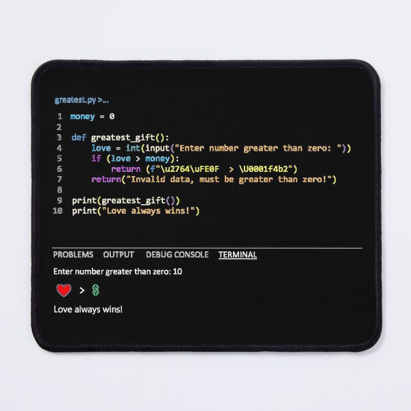Item preview, Funny Python Code, Dark Mode designed and sold by DeeDeee1970.