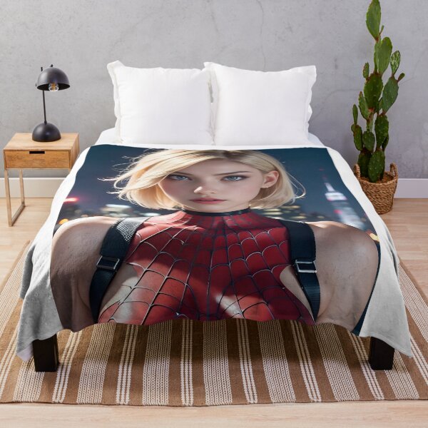 Item preview, Spidergirl Chic: Gwen-Inspired Portrait designed and sold by aiEuroGirls.