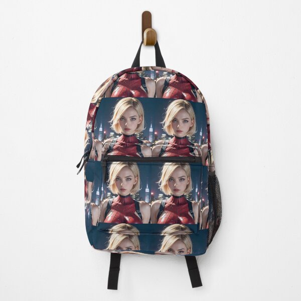 Item preview, Spidergirl Chic: Gwen-Inspired Portrait designed and sold by aiEuroGirls.