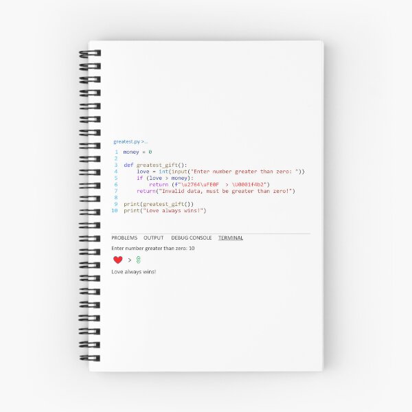 Artikelvorschau, Lustiger Python-Code, Lichtmodus entworfen und verkauft von DeeDeee1970.