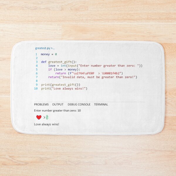 Item preview, Funny Python Code, Light Mode designed and sold by DeeDeee1970.
