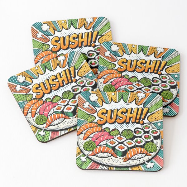 Item preview, Sushi! Pop Art designed and sold by Pop Art T Designs.