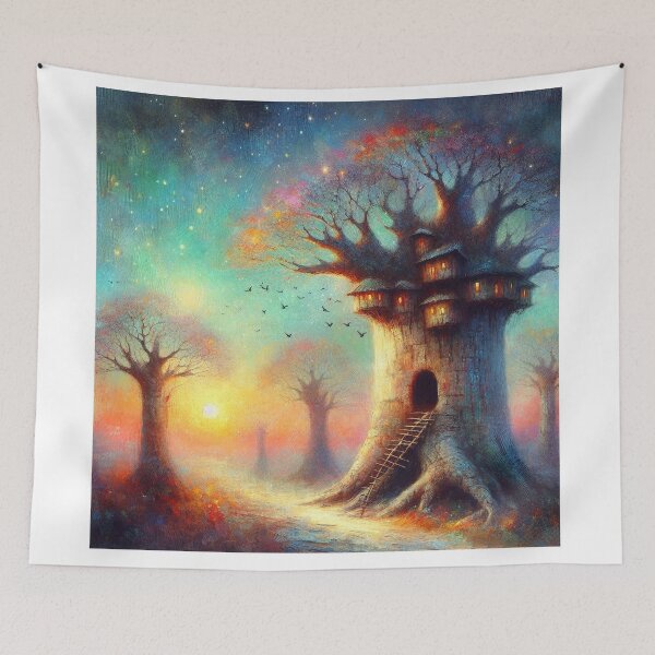 Item preview, Baobao Tree House designed and sold by Beyondnote-Art.