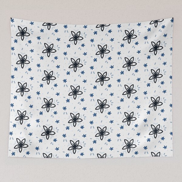 Item preview, Blue Flowers designed and sold by Sara Bee.