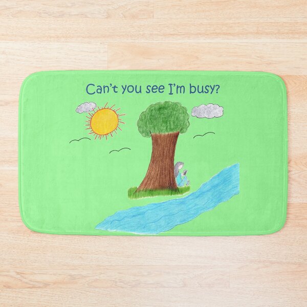 Item preview, Busy Reading (Long Hair with Words), Mint Green designed and sold by DeeDeee1970.