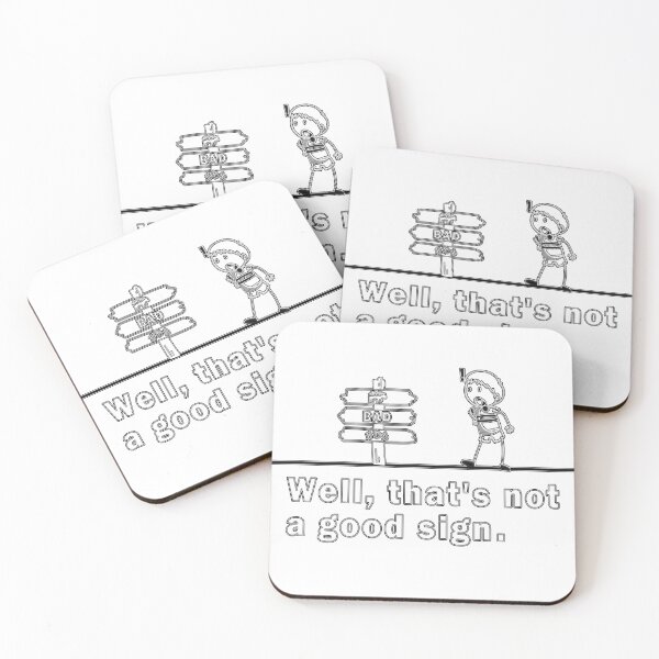 Item preview, Not A Good Sign Sarcastic Funny dadcula mom ster funny dad funny mom designed and sold by Caramellaty.