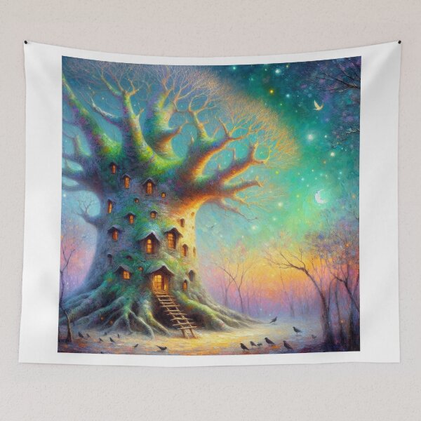 Item preview, Baobao Tree House designed and sold by Beyondnote-Art.