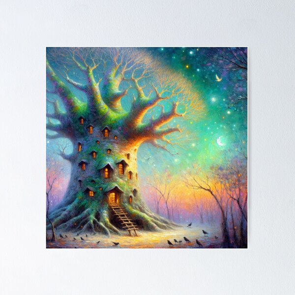 Item preview, Baobao Tree House designed and sold by Beyondnote-Art.