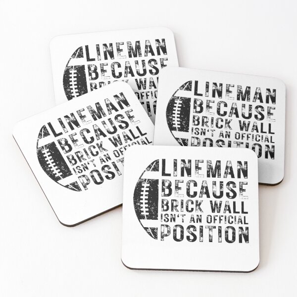 Item preview, American Football Lineman Because Brick Wall isn't an Official Position designed and sold by MouDantArts.