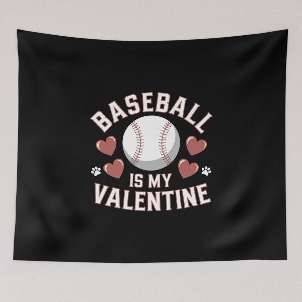Artikelvorschau, Baseball ist mein Valentinstag entworfen und verkauft von lorvenson.