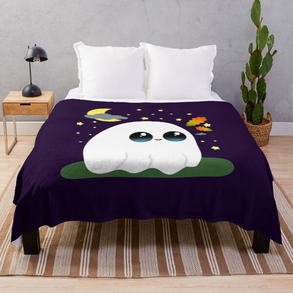 Item preview, Cute Little Ghostie Fall Scene designed and sold by JMDesignHouse.
