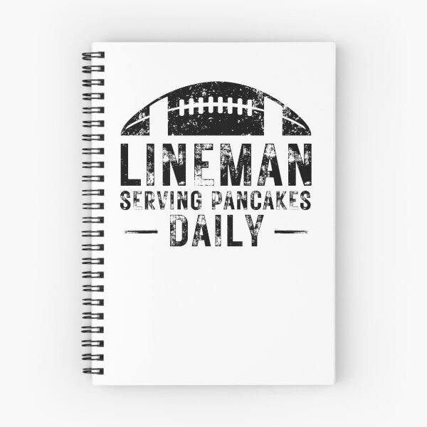 Item preview, Lineman Serving Pancakes daily Funny American Football Humor designed and sold by MouDantArts.