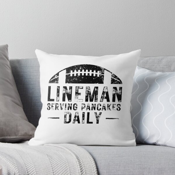 Item preview, Lineman Serving Pancakes daily Funny American Football Humor designed and sold by MouDantArts.
