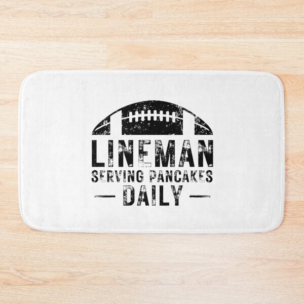 Item preview, Lineman Serving Pancakes daily Funny American Football Humor designed and sold by MouDantArts.