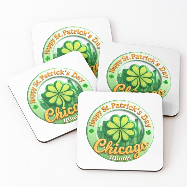 Item preview, Chicago, Illinois, Happy St. Patrick's Day designed and sold by positiveimages.