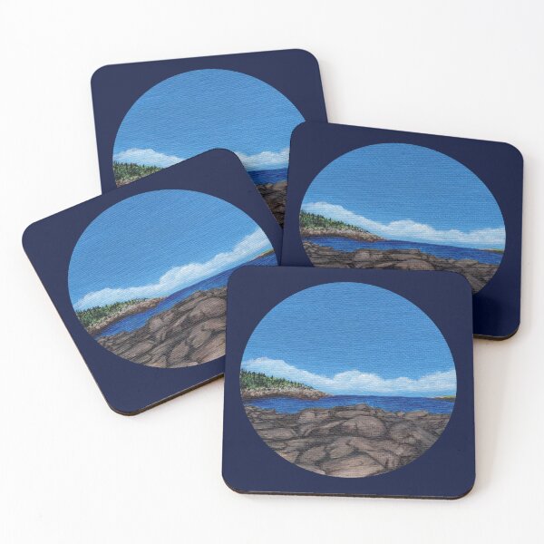 Item preview, Maine Art Nautical Painting Of Matinicus Island Maine designed and sold by skye-studio.