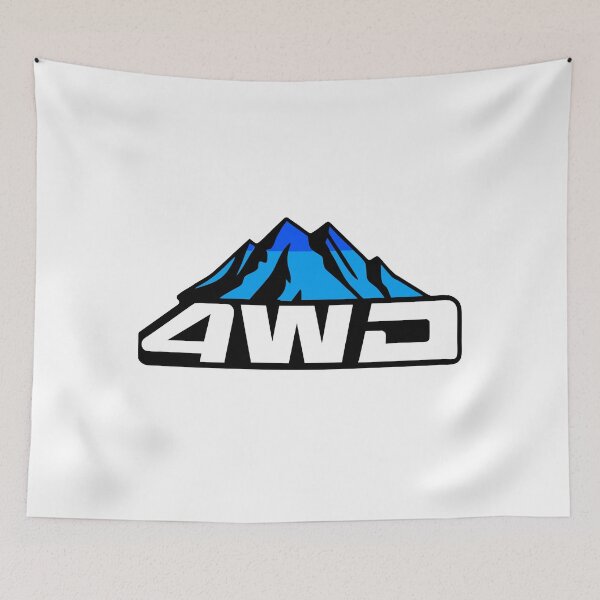 Item preview, 4WD Adventure: Retro Mountain Stripes Design designed and sold by Timegraf.