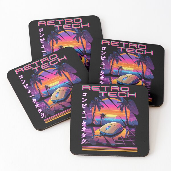 Item preview, Retro Tech Synthwave Old style Mouse for PC designed and sold by Designs-Labs.