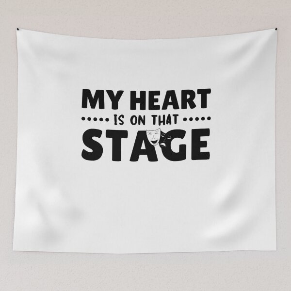 Item preview, Funny My Heart is on that Stage Theatre Performer Drama Club Humor designed and sold by MouDantArts.