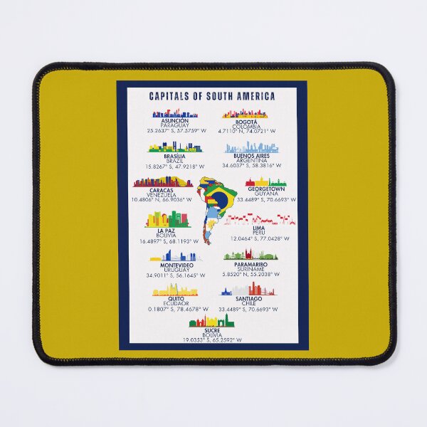 Item preview, Capital Cities of South America designed and sold by SHELOPS.