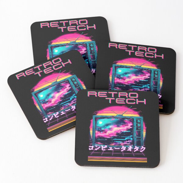 Item preview, Retro Tech Synthwave CRT TV designed and sold by Designs-Labs.