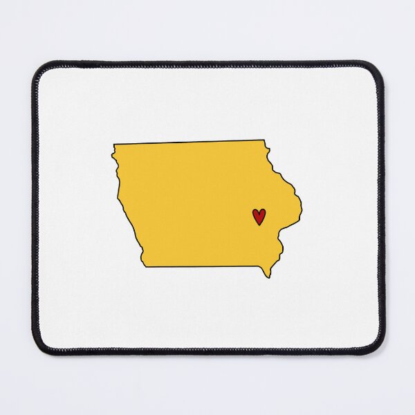 Item preview, Iowa City State Outline designed and sold by delmarvastickers.
