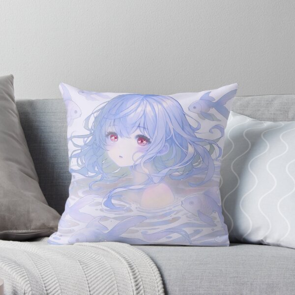 Item preview, Purple Anime Mermaid Surrounded by Koi Fish designed and sold by Shadiyuu.