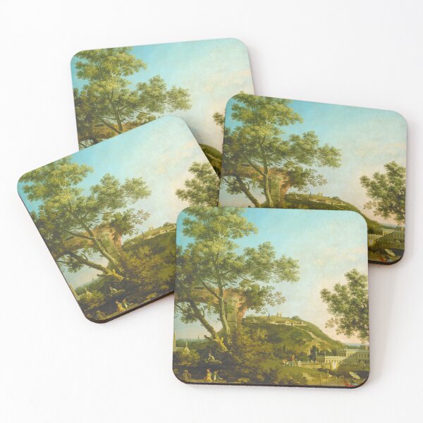 Item preview, English Landscape Capriccio with a Palace by Canaletto designed and sold by Simply-Stoic.