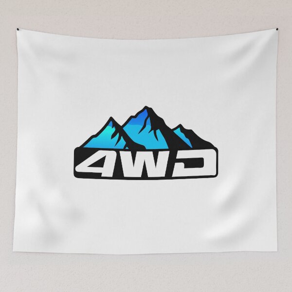 Item preview, 4WD Adventure: Retro Mountain Stripes Design designed and sold by Timegraf.