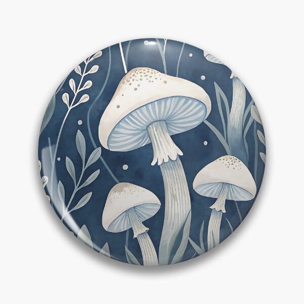 Aperçu de l'œuvre Forêt de champignons aquarelle créée et vendue par AOCollections.