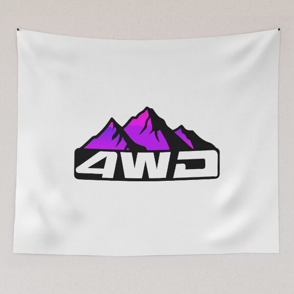 Item preview, 4WD Adventure: Retro Mountain Stripes Design designed and sold by Timegraf.