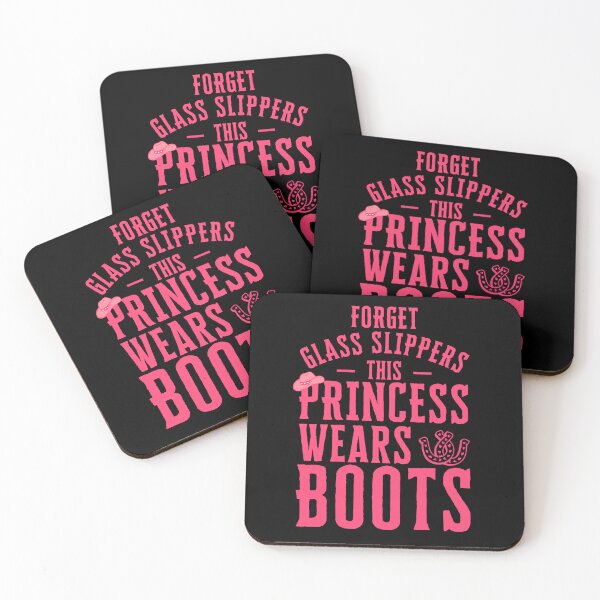 Item preview, Forget glass slippers this princess wears boots Funny Cowgirl Princess Country Girl Lifestyle  designed and sold by MouDantArts.