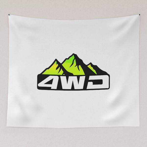 Item preview, 4WD Adventure: Retro Mountain Stripes Design designed and sold by Timegraf.